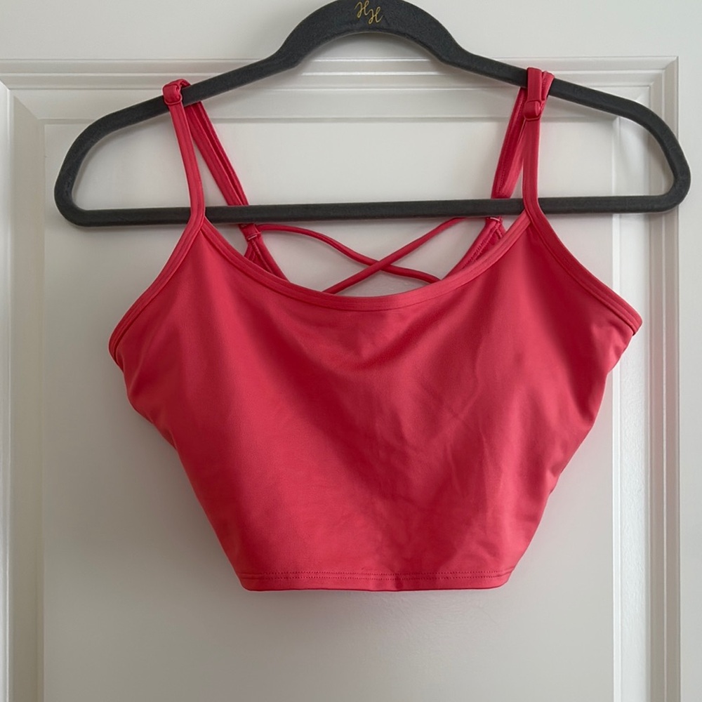 PINK Victoria's Secret Red Sports Bra
